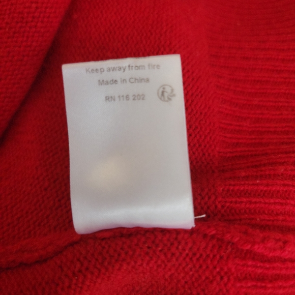 Zadig and voltaire Sz M Sweater Rony Bis Wool Cashmere Red Rhythm - Picture 5 of 6